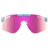 Pit Viper The Originals Double Wides Gobby Polariserade Solglasögon, Blue / white, Pink/CAT3