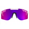 Pit Viper The Originals Double Wides Labrights Polariserade Solglasögon, White / black, Purple Mirror/CAT3