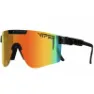 Pit Viper The Originals Double Wides Monster Bull Polariserade Solglasögon, Black, Rainbow Mirror/CAT3