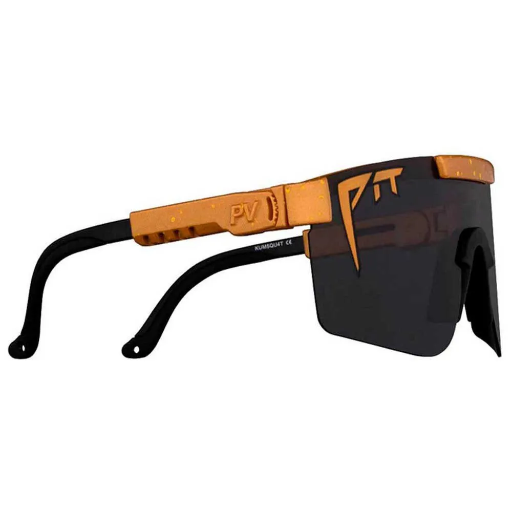 Pit Viper The Originals Kumquat Polariserade Solglasögon, Gold / black, Black Mirror/CAT3