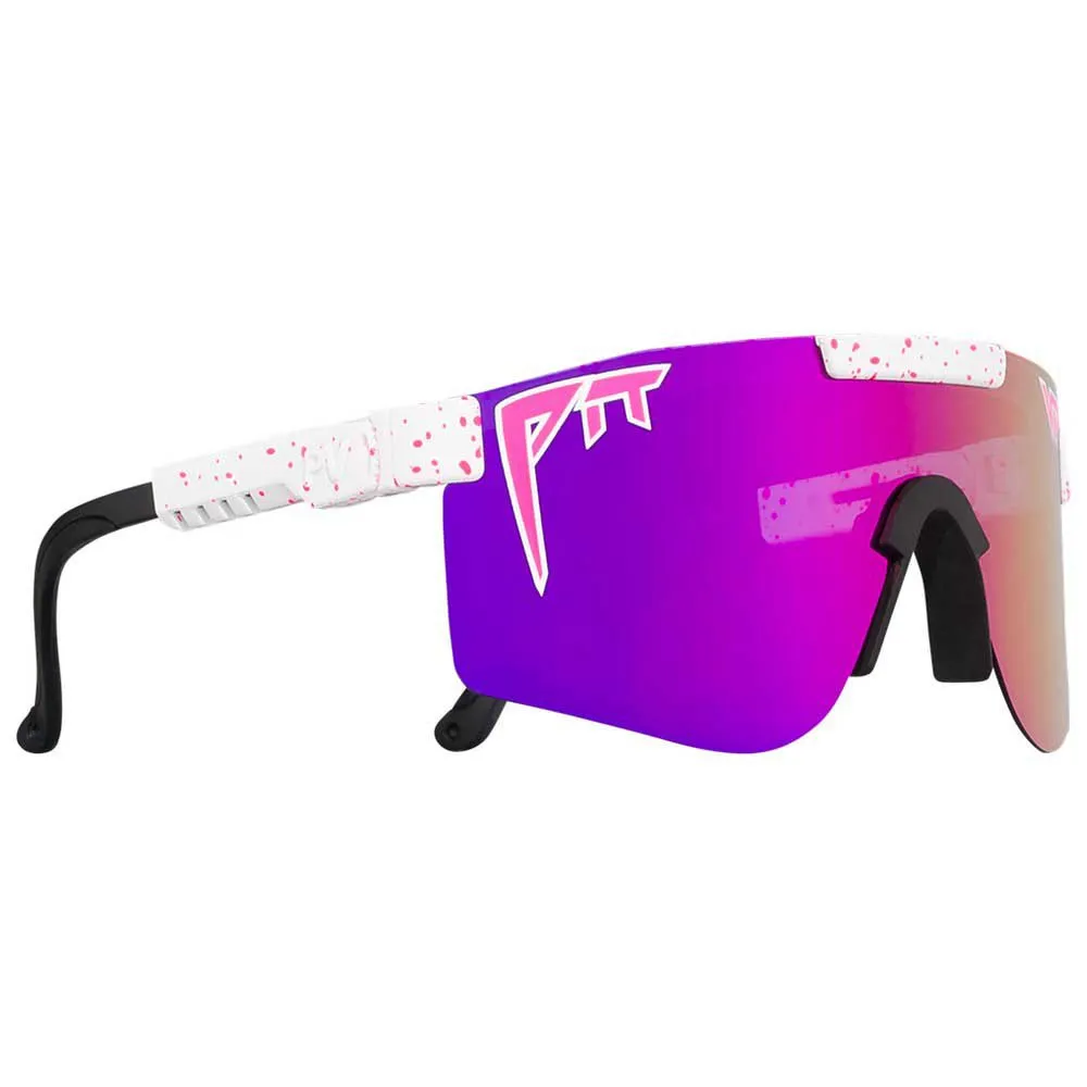 Pit Viper The Originals Labrights Polariserade Solglasögon, White / black, Purple Mirror/CAT3