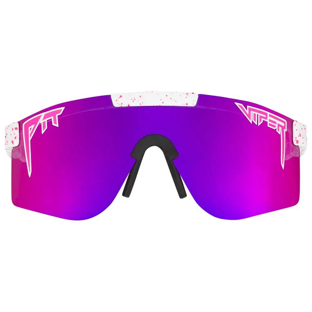 Pit Viper The Originals Labrights Polariserade Solglasögon, White / black, Purple Mirror/CAT3