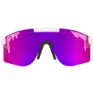 Pit Viper The Originals Labrights Polariserade Solglasögon, White / black, Purple Mirror/CAT3