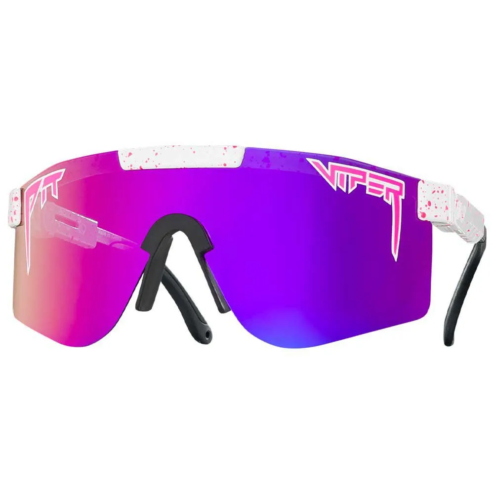 Pit Viper The Originals Labrights Polariserade Solglasögon, White / black, Purple Mirror/CAT3