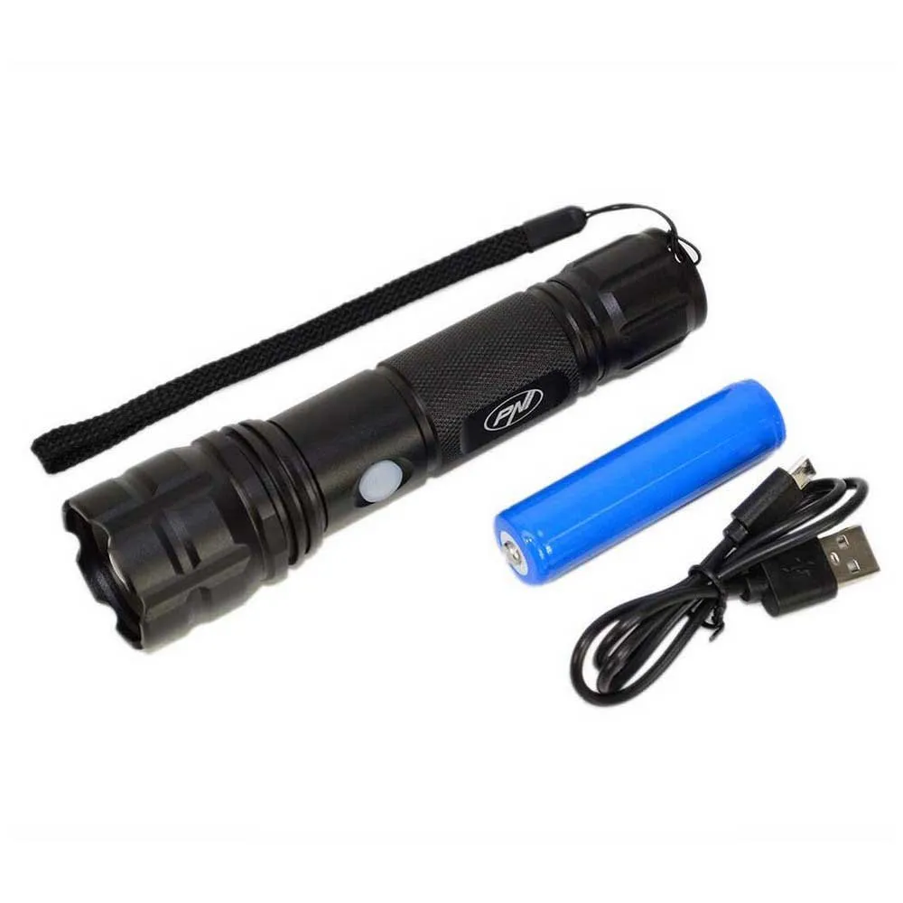PNI Adventure F10 Ficklampa, Black, One Size