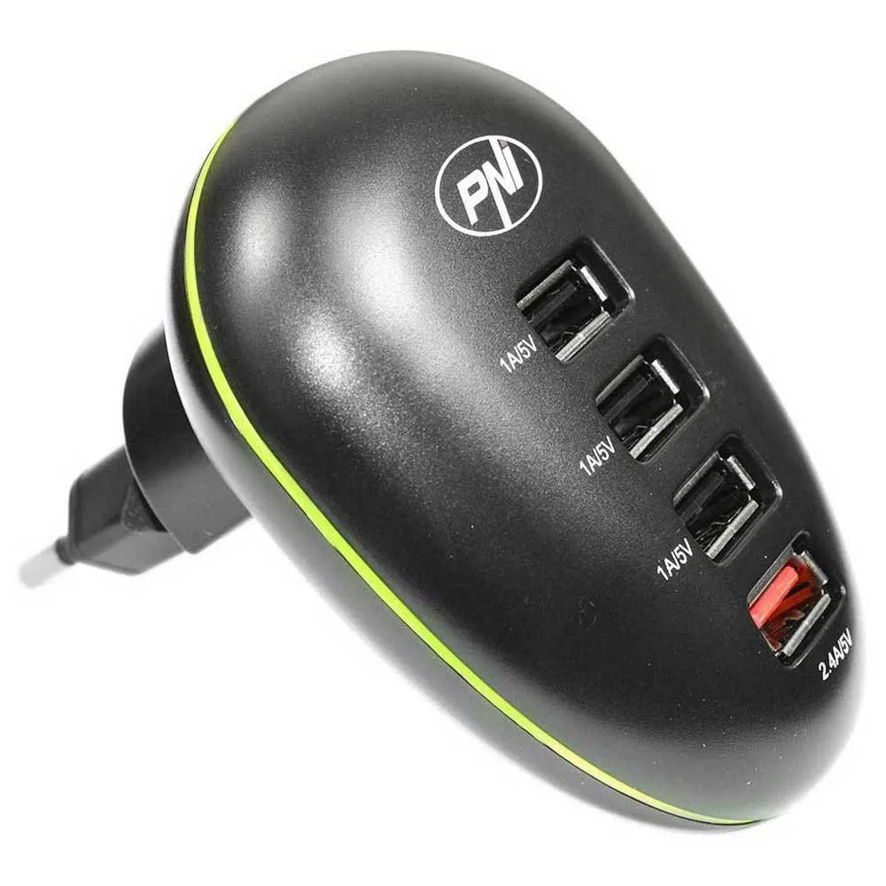 PNI Adventure F420-ficklampa Med Hc41 Usb-laddare, Black, One Size