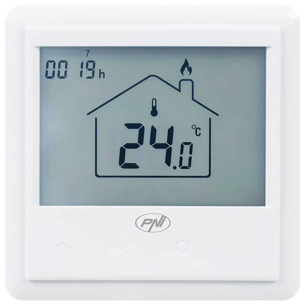 PNI Ct25pw Wifi Smart Termostat, White, One Size