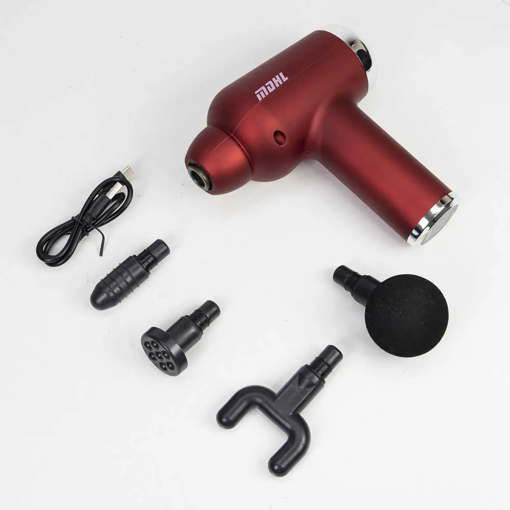 PNI Fg8118 Vibrerande Massageenhet, Red / black, One Size