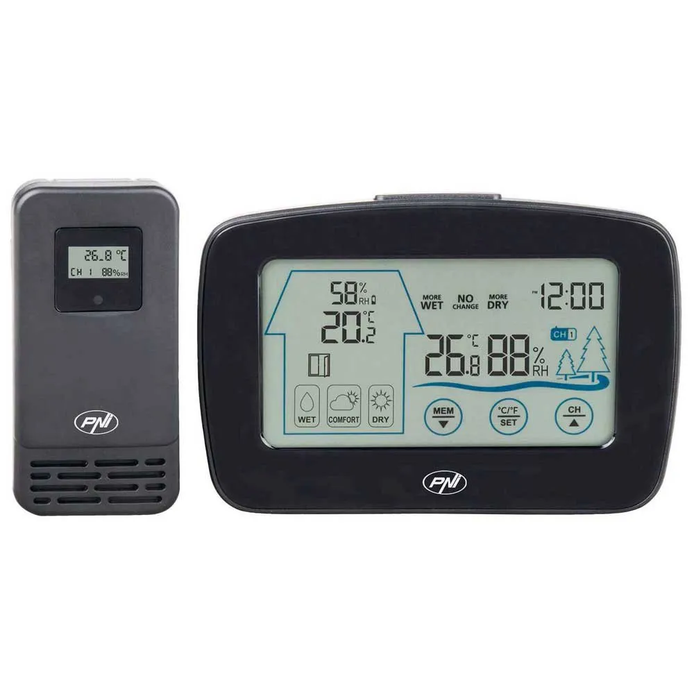 PNI -ms500 Väderstation, Black, One Size
