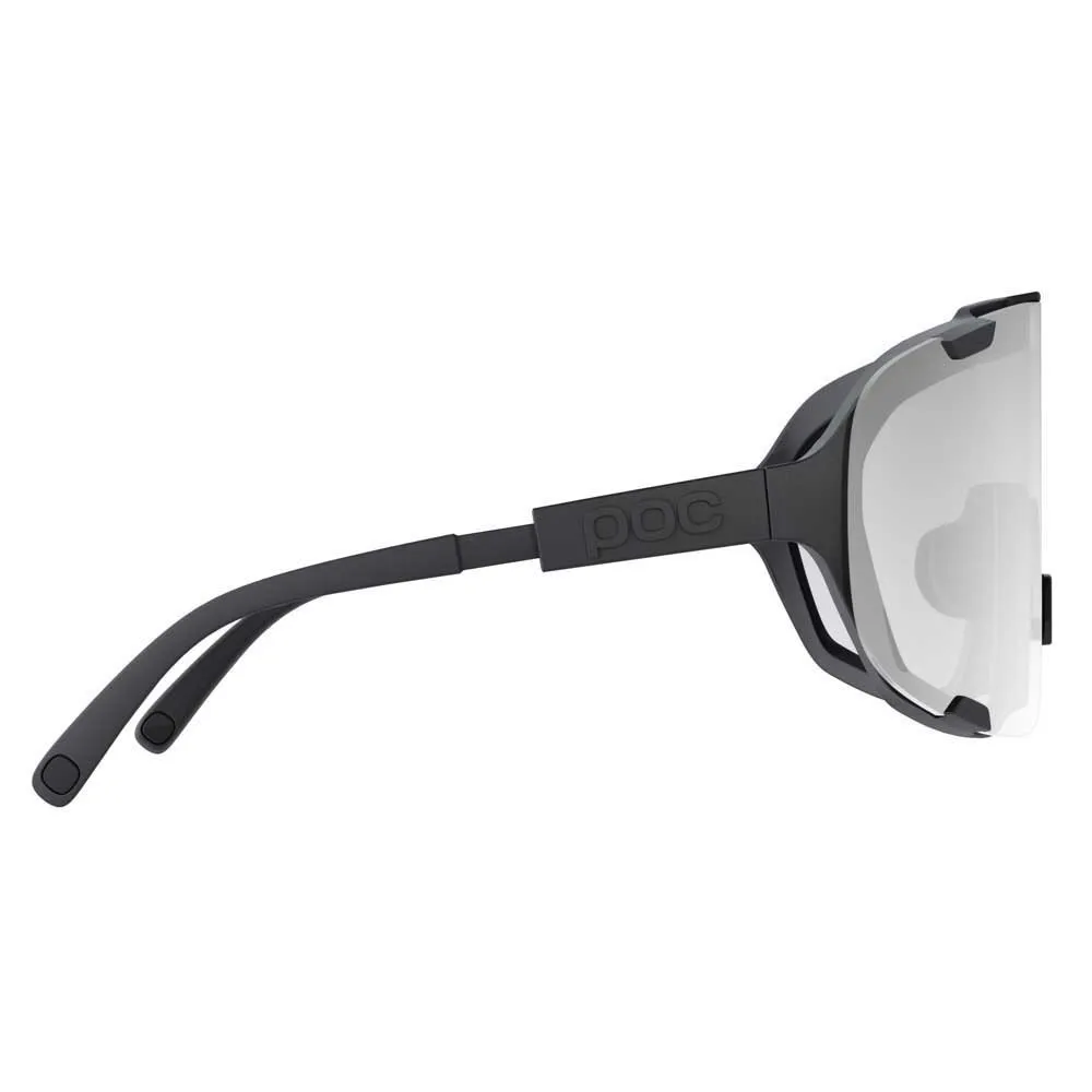 POC Devour Wide Fit Foto Kromatiska Solglasögon, Uranium black, Clarity Photochromic / Changeable Grey/CAT1-3