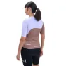 POC Essential Road Print Korta ärmar Cykeltröja, Jasper brown / purple quartz, XL