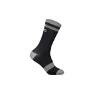 POC Lure MTB långa Cykelstrumpor, Uranium Black/Granite Grey, Grå/Svart