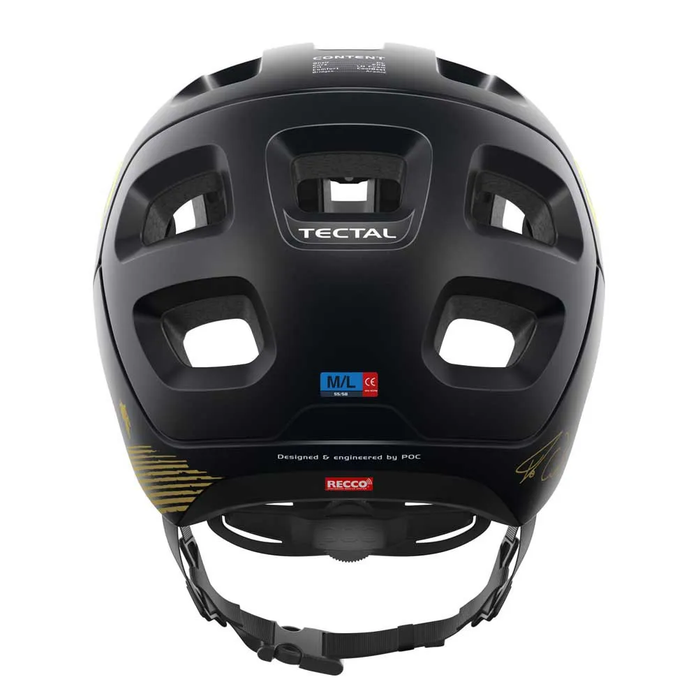 POC Tectal Fabio Ed Mtb-hjälm, Uranium black matt / gold POC Tectal Fabio Ed Mtb-hjälm, Uranium black matt / gold
