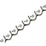 Point Magic Colour Kedja, Silver, 102 Links