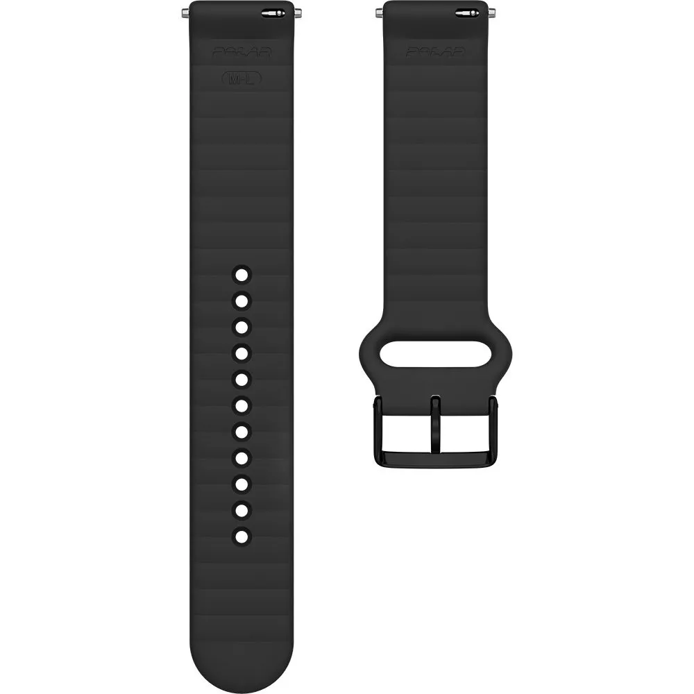 Polar 20 Mm Silikonarmband Refurbished, Black, S/L Polar 20 Mm Silikonarmband Refurbished, Black, S/L