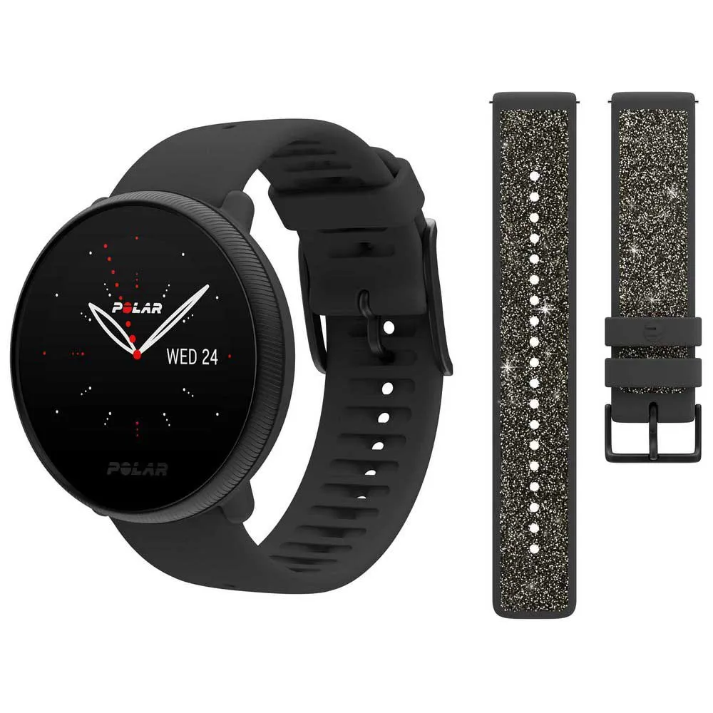 Polar Ignite 2 Crystal Klocka, Black / pearl / crystal grey