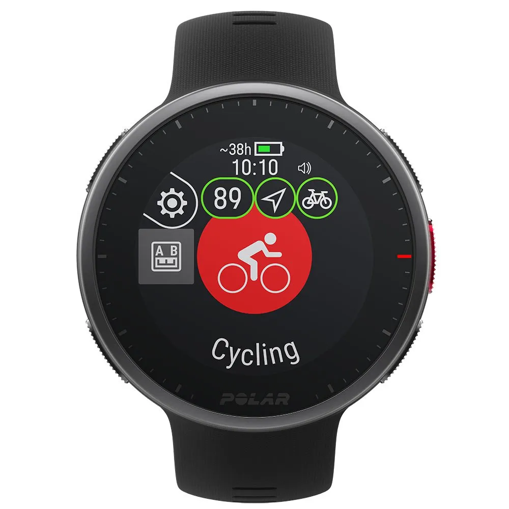Polar Vantage V2 Cycling Bundle Klocka, Black