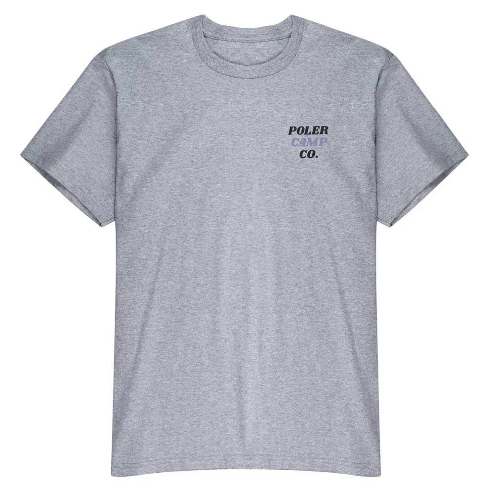 Poler Goomer T-shirt Med Korta ärmar, Gray heather