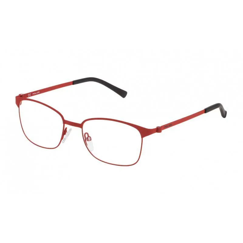 Police Vk541490kac Solglasögon, Rubberized full red, One Size