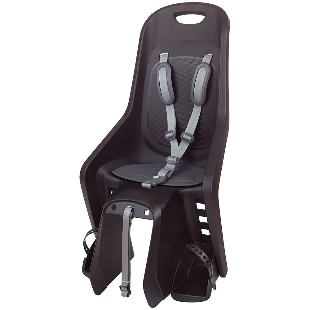 Polisport Bubbly Maxi Mik Hd Barnstol På Baksidan Av Cykeln, Black / grey, Max 22kg Polisport Bubbly Maxi Mik Hd Barnstol På Baksidan Av Cykeln, Black / grey, Max 22kg
