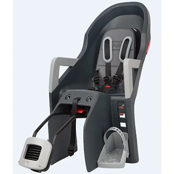 Polisport Groovy Rs+ Reclinable Barnstol På Baksidan Av Cykeln Refurbished, Dark grey / silver, Max 22kg