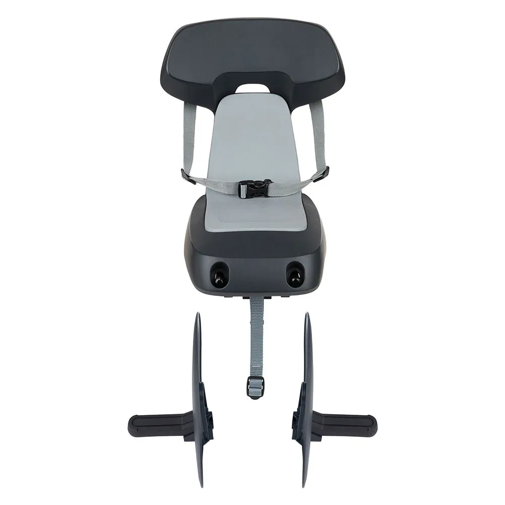 Polisport Guppy Junior+ Mik Hd Barnstol På Baksidan Av Cykeln, Dark grey, Max 27kg