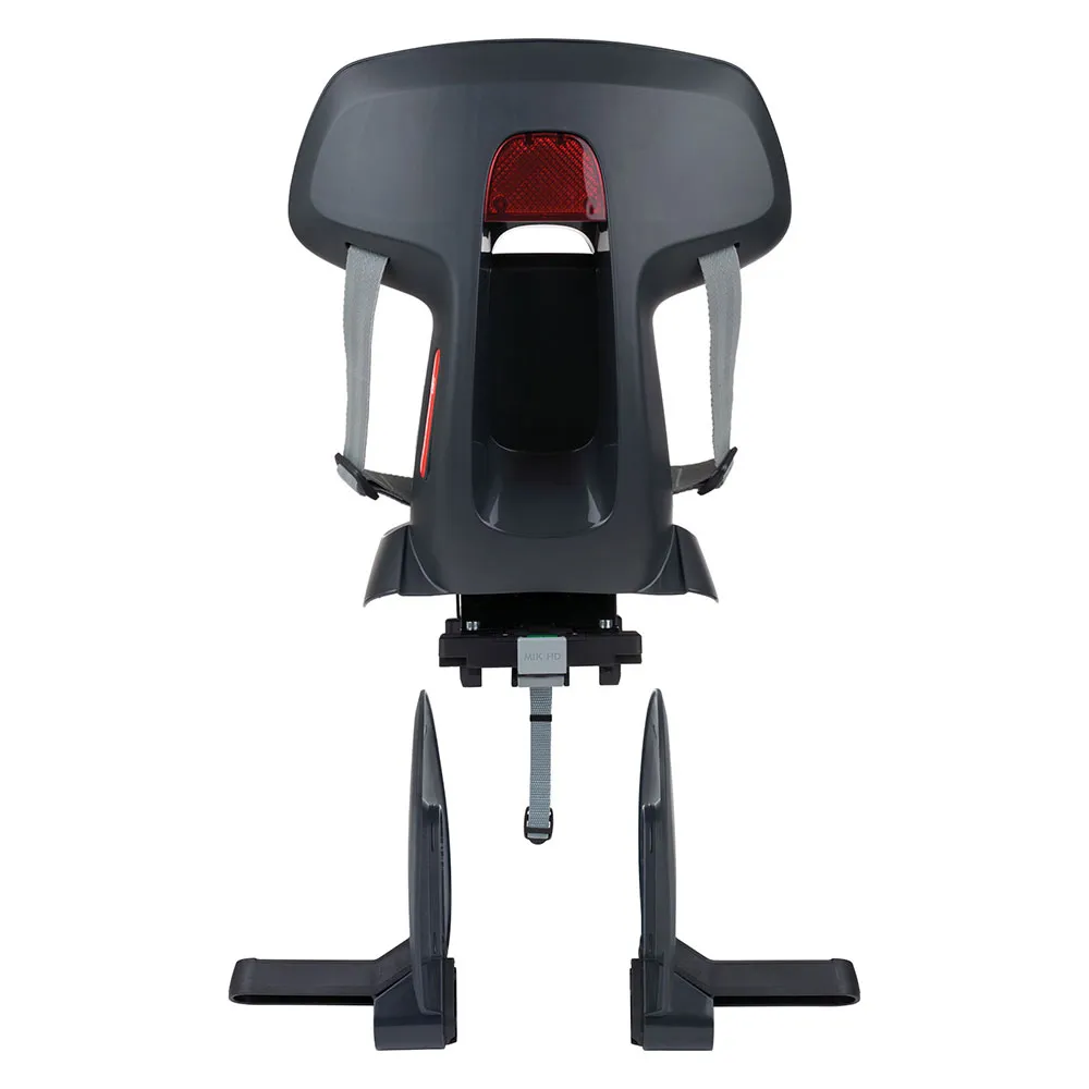 Polisport Guppy Junior+ Mik Hd Barnstol På Baksidan Av Cykeln, Dark grey, Max 27kg
