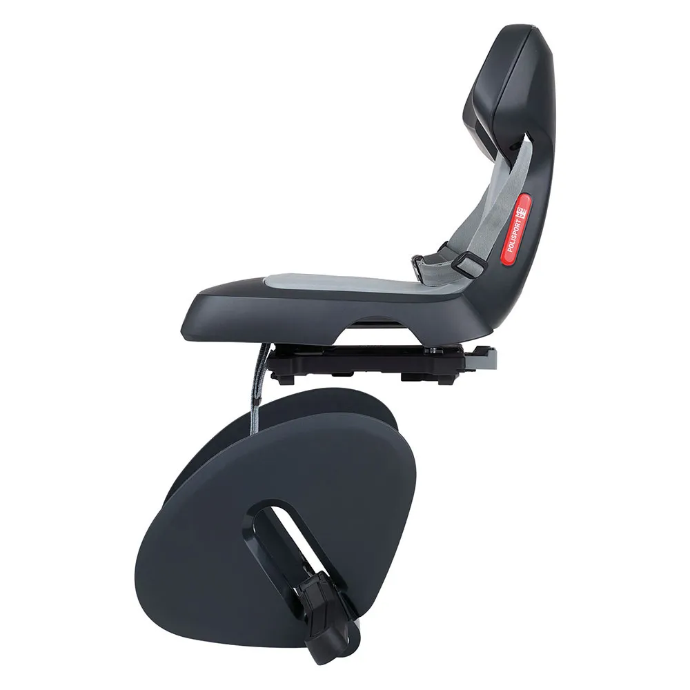 Polisport Guppy Junior+ Mik Hd Barnstol På Baksidan Av Cykeln, Dark grey, Max 27kg
