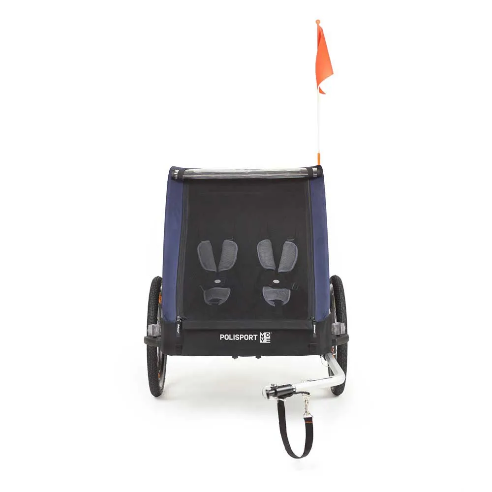 Polisport Släpvagn, Grey / blue, One Size