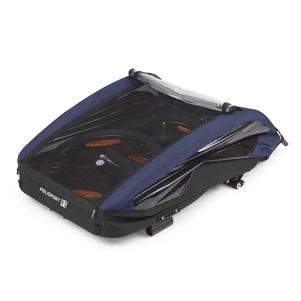 Polisport Släpvagn, Grey / blue, One Size
