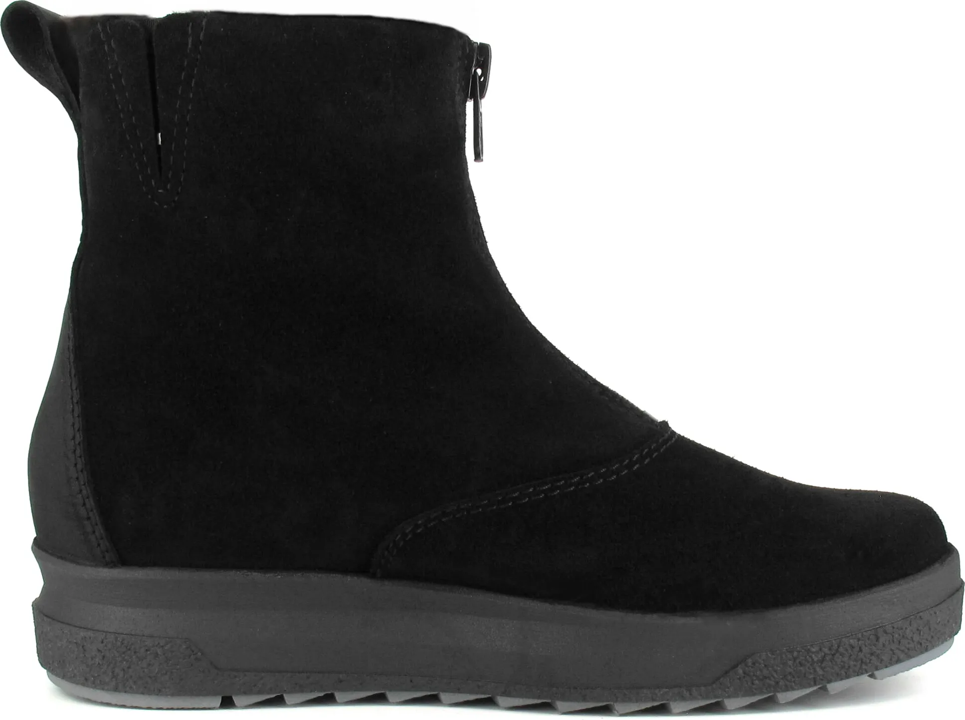 Pomar Women's Uurre GORE-TEX Ankle Boot, Black Suede/Waxy Pomar Women's Uurre GORE-TEX Ankle Boot, Black Suede/Waxy