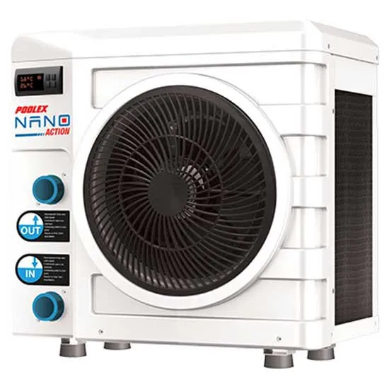 Poolex Nano Action A3 2020 3kw 1.3 M³/h Värmepump unisex, White, 10-21m³