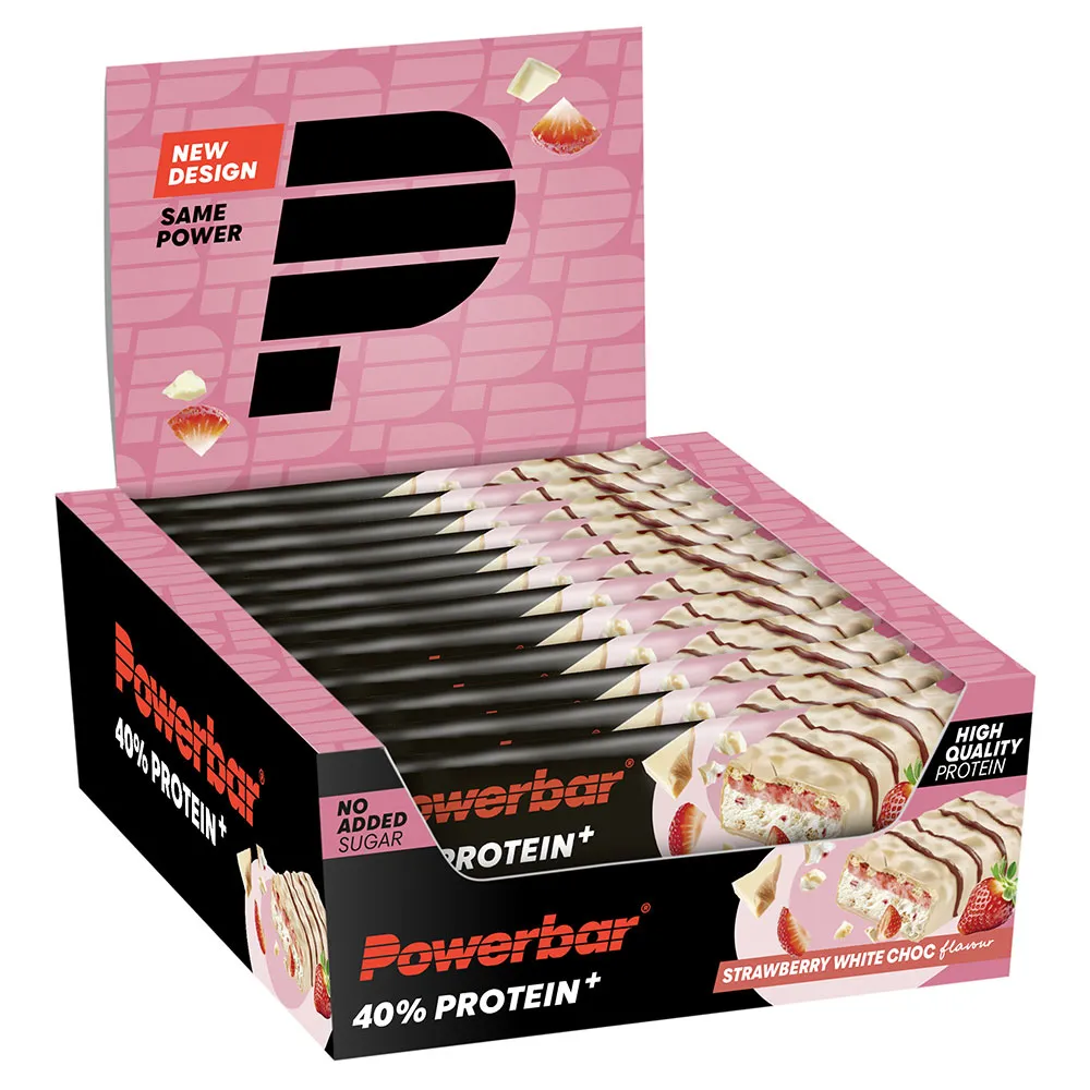Powerbar 40% Protein+ Crisps 40g Proteinbarslåda Vit Choklad & Jordgubbe 12 Enheter, Multicolor, One Size Powerbar 40% Protein+ Crisps 40g Proteinbarslåda Vit Choklad & Jordgubbe 12 Enheter, Multicolor, One Size