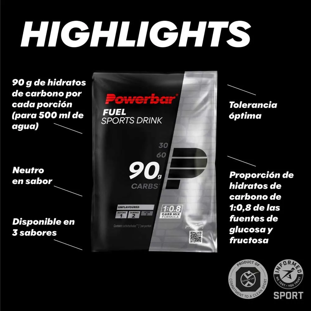 Powerbar Fuel Sports Drink 90 Getränkepulver - 10 Stück, One size