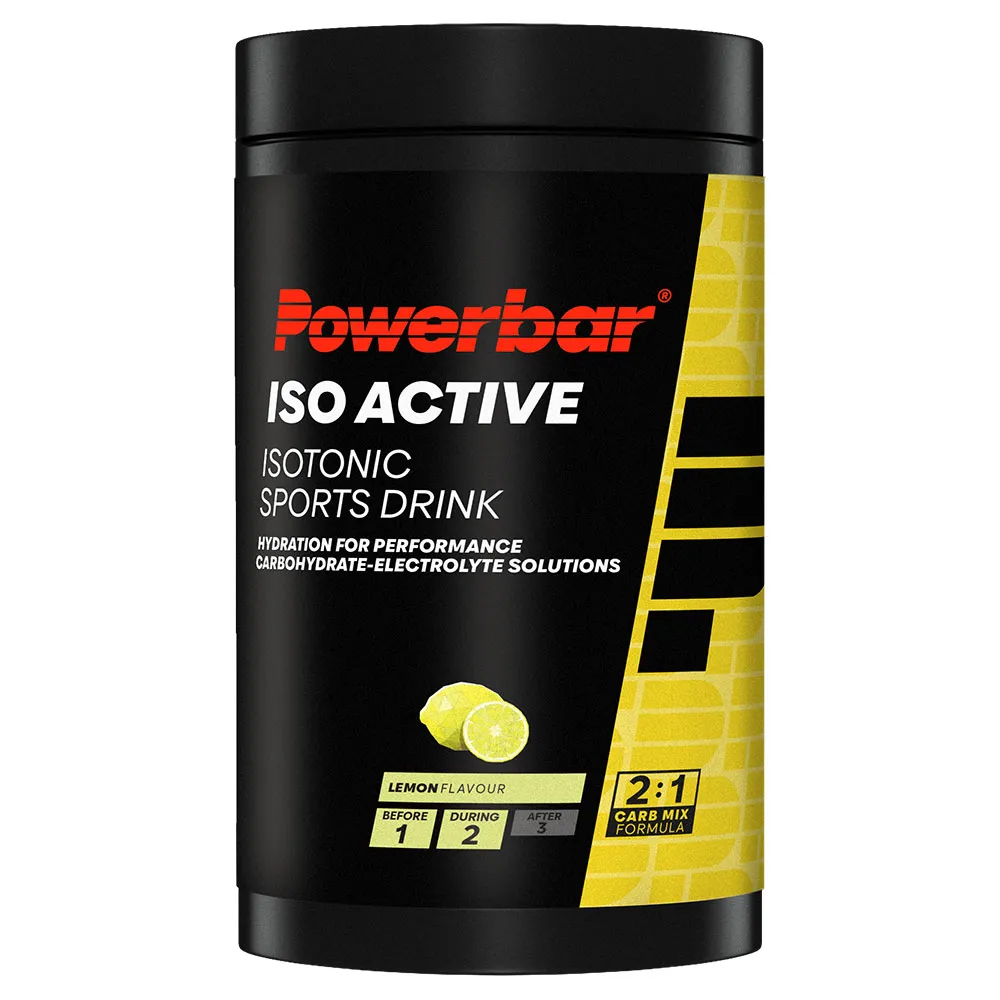 Powerbar Isoactive Pulver Citron 600g 6 Enheter, One size