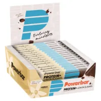 Powerbar Plus Low Sugar 30% Proteinbarslåda Vanilj 35g Powerbar Plus Low Sugar 30% Proteinbarslåda Vanilj 35g