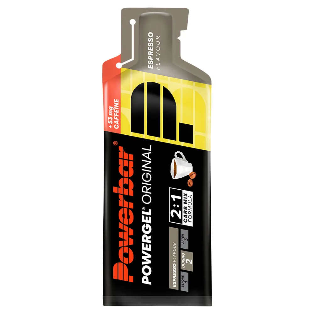 Powerbar Powergel Låda Med Energigeler Espresso 41g 24 Enheter, Grey, One Size