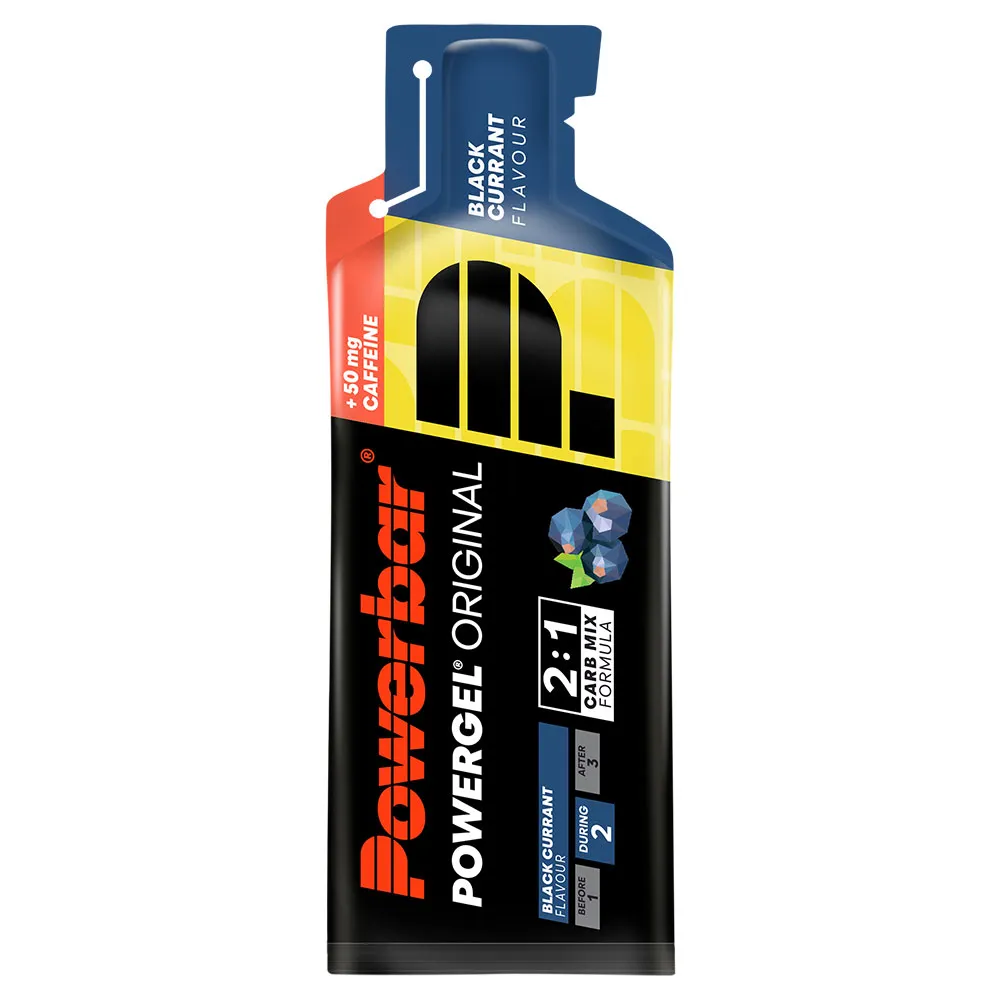 Powerbar Powergel Låda Med Energigeler Svartvinbär 41g 24 Enheter, Yellow, One Size Powerbar Powergel Låda Med Energigeler Svartvinbär 41g 24 Enheter, Yellow, One Size