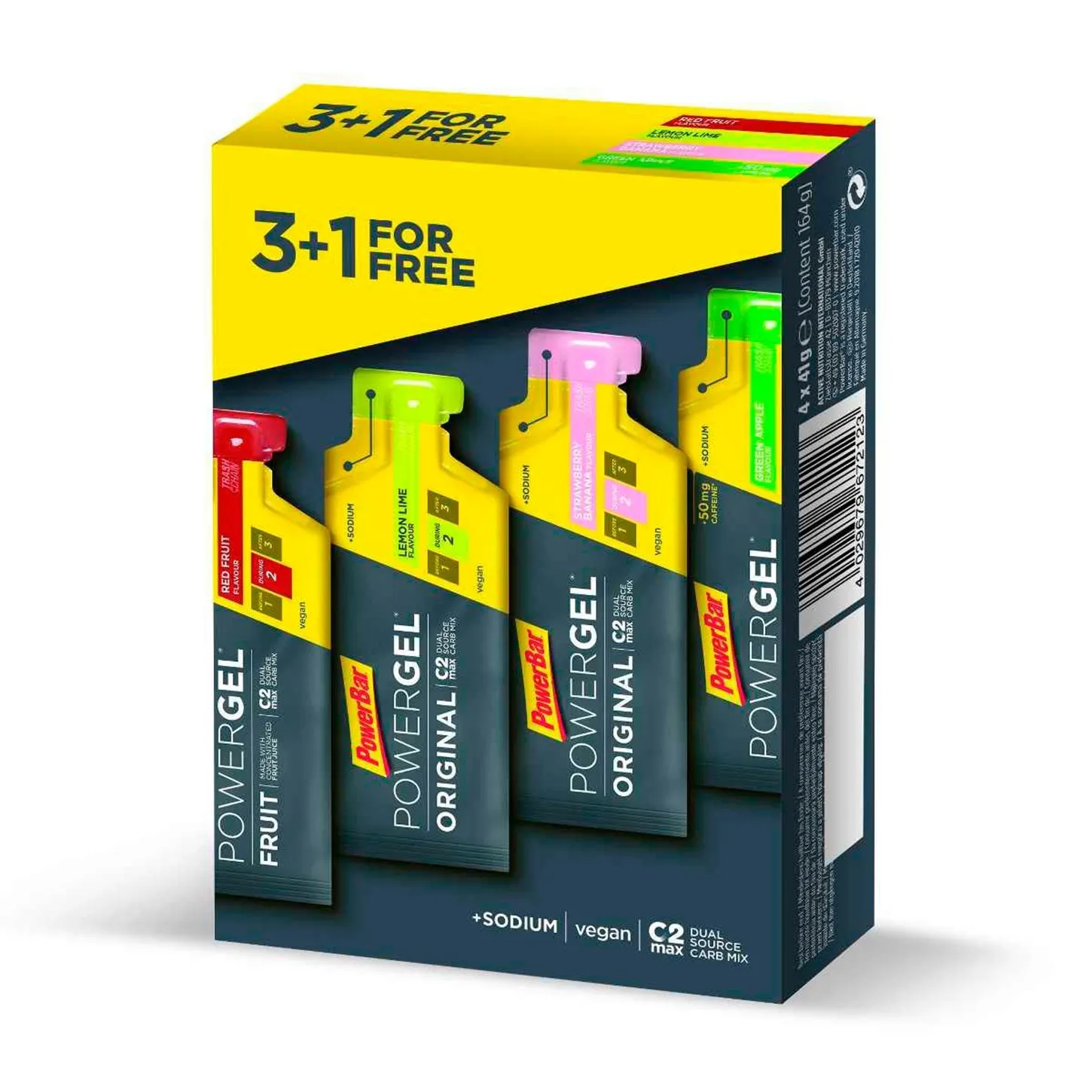 Powerbar Powergel Multipack 4 varianter