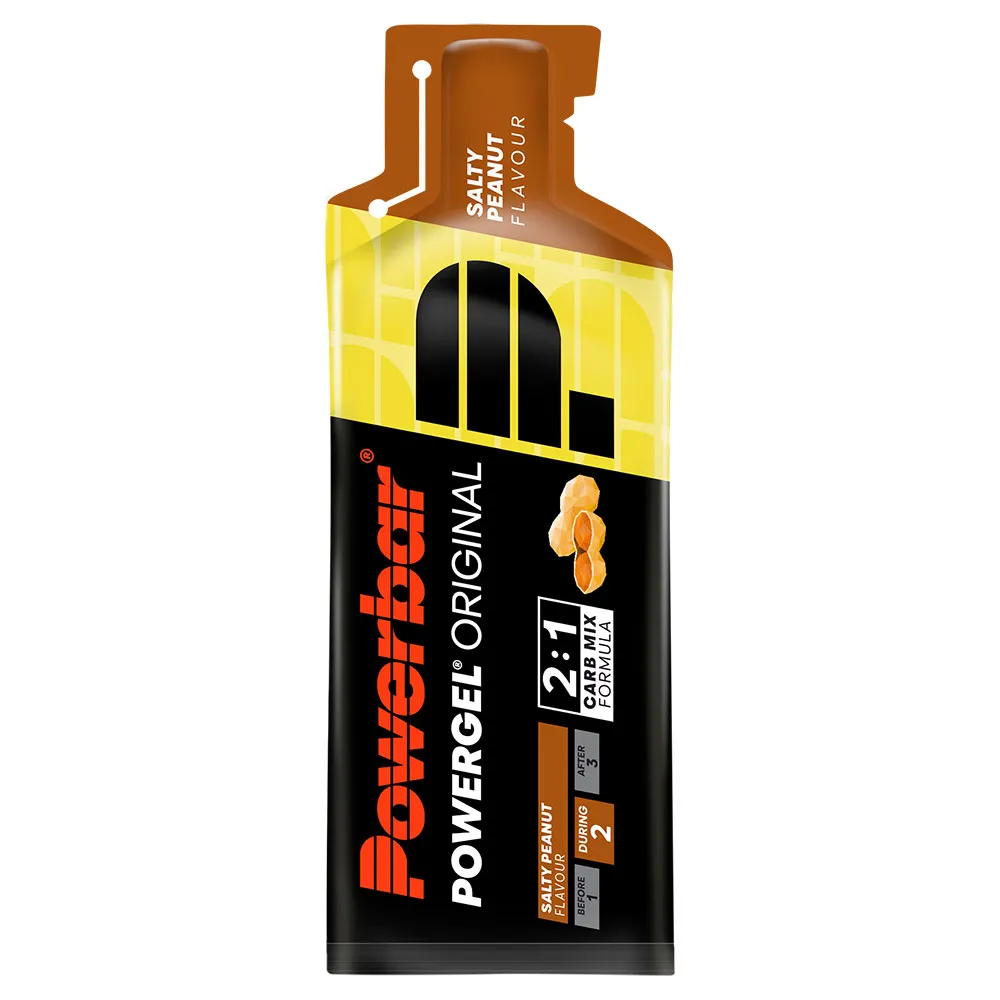 Powerbar Powergel Original Låda Med Energigeler Jordnöt 41g 24 Enheter, Grey, One Size