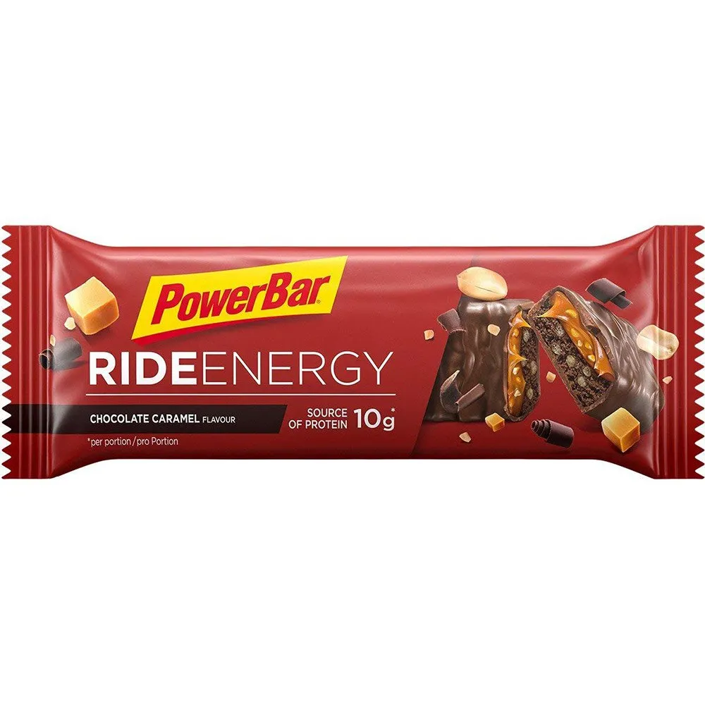 Powerbar Ride Energibar Låda Choklad Och Kola 55g 18 Enheter, Red, One Size