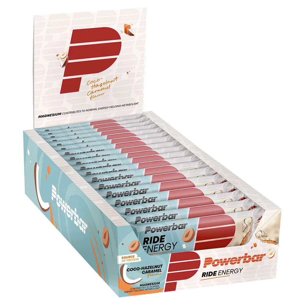 Powerbar Ride Energibar Låda Kokos&hasselnöt&kola 55g 18 Enheter, Grey, One Size