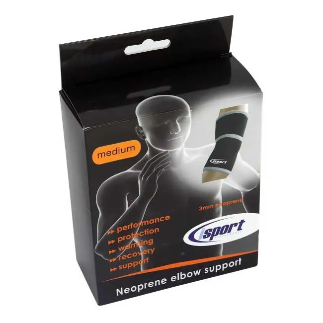 Powercare Medium Neoprene Armbågshylsa, Black, 83.5-96.5cm