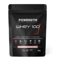 Powergym 100 Vassleprotein Banan Och Jordgubbe 900g Powergym 100 Vassleprotein Banan Och Jordgubbe 900g