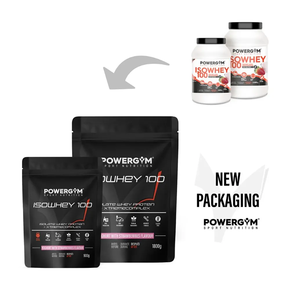 Powergym 100 Vassleproteinisolat Yoghurt Och Jordgubbar 1800g, Multicolor, One Size Powergym 100 Vassleproteinisolat Yoghurt Och Jordgubbar 1800g, Multicolor, One Size