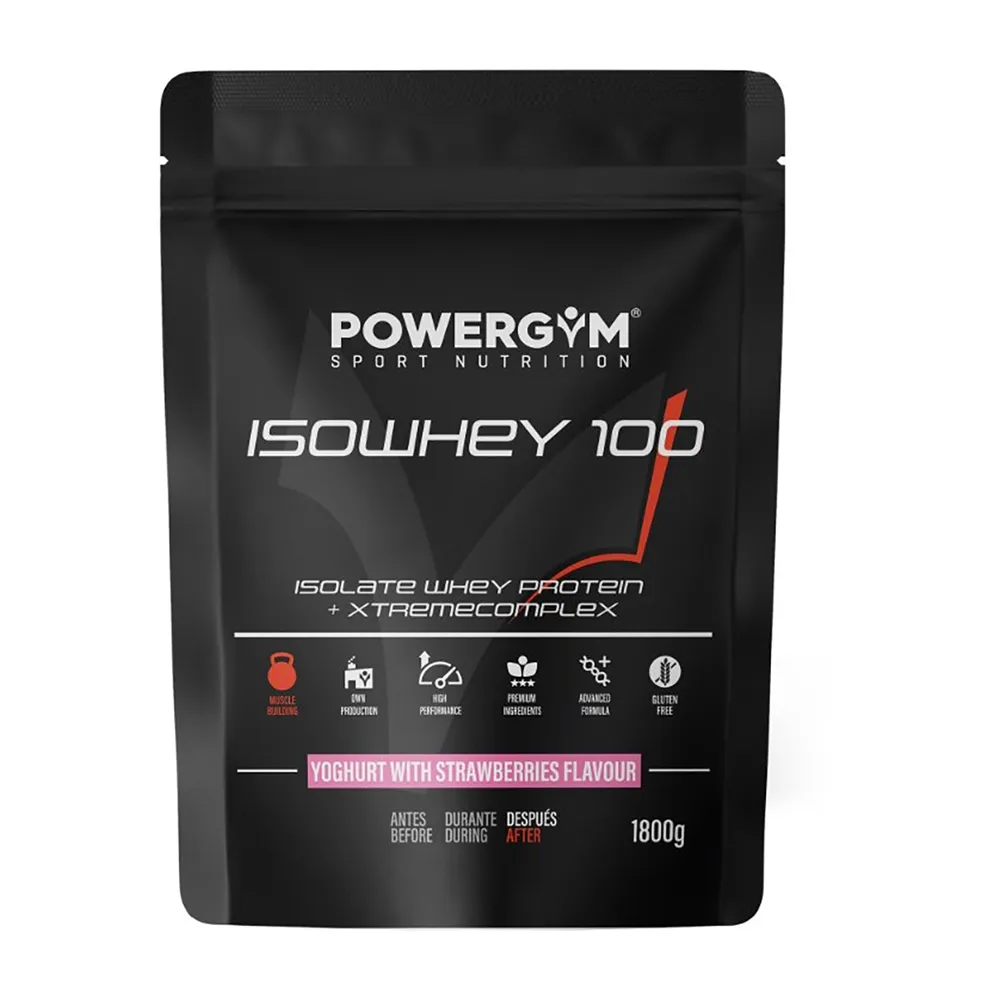 Powergym 100 Vassleproteinisolat Yoghurt Och Jordgubbar 1800g, Multicolor, One Size Powergym 100 Vassleproteinisolat Yoghurt Och Jordgubbar 1800g, Multicolor, One Size
