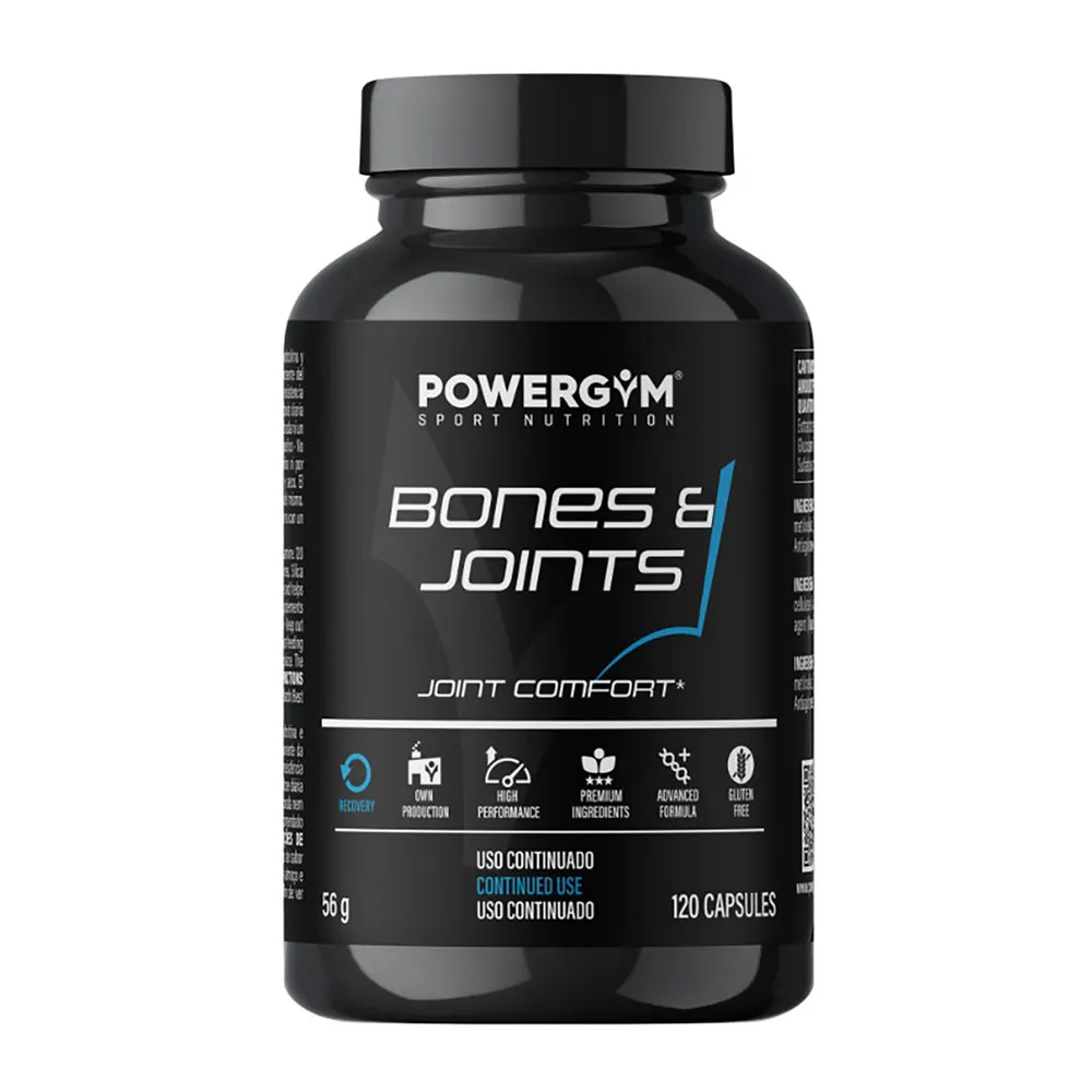 Powergym Bones&joins Kapslar 120 Enheter, Black, One Size