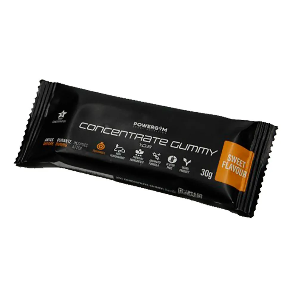 Powergym Concentrate Låda Med Geléenergibars Neutral Smak 30g 36 Enheter, One size