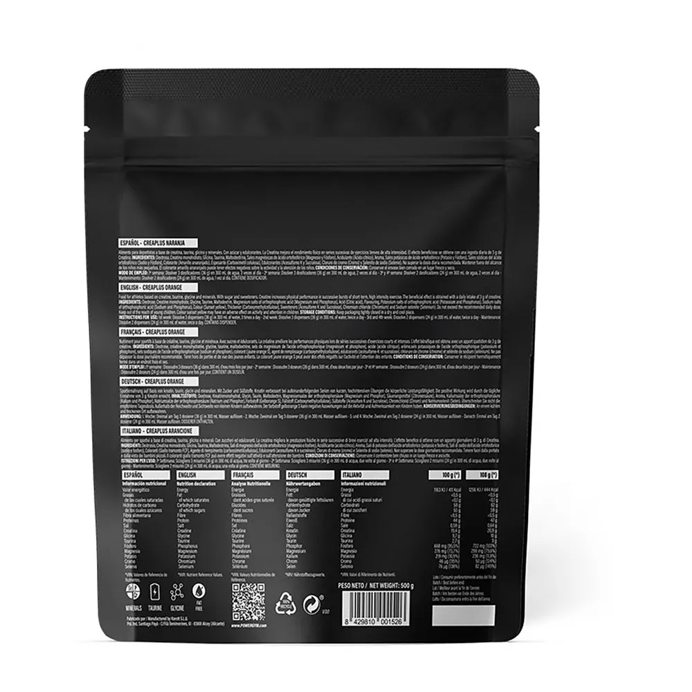 Powergym Creaplus Food Tillskott Citrusfrukter 500g, One size