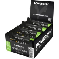 Powergym Energibar Låda Äpple Och Vit Choklad 40g 24 Enheter